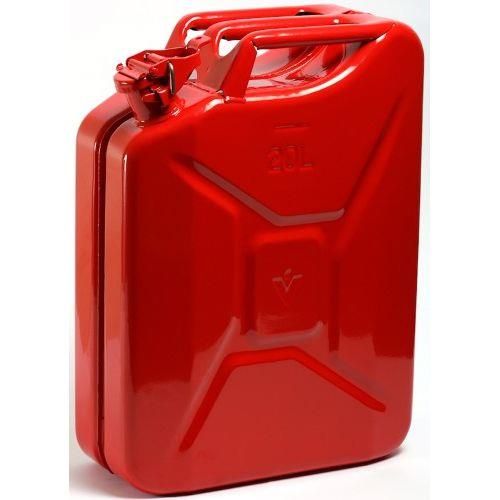 Red Metal Fuel Jerry Petrol Can 20L Red Metal Fuel Jerry Petrol Can 20L