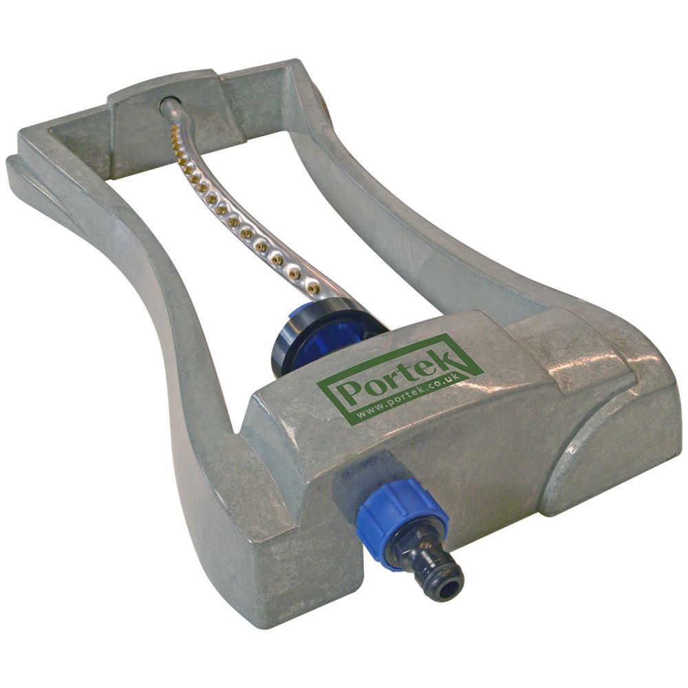 Portek Oscillating Garden Sprinkler - Metal / Brass Portek Oscillating Garden Sprinkler - Metal / Brass