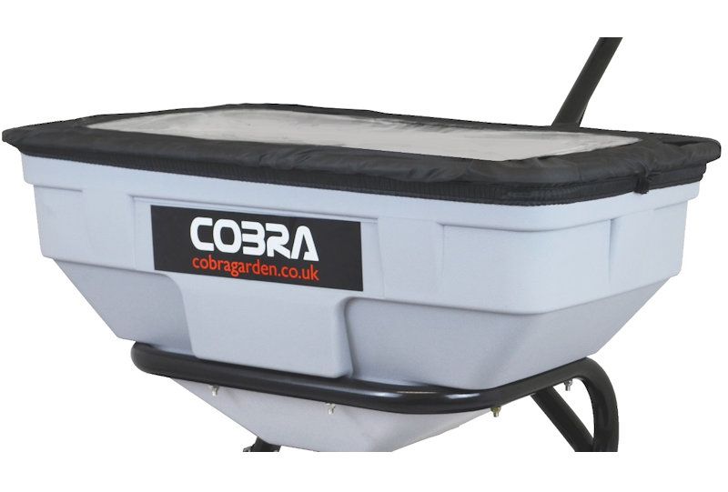 Cobra HS60 Steel Broadcast Spreader c/w Screen & Rain Cover 56kg / 60l Cobra HS60 Steel Broadcast Spreader c/w Screen & Rain Cover 56kg / 60l