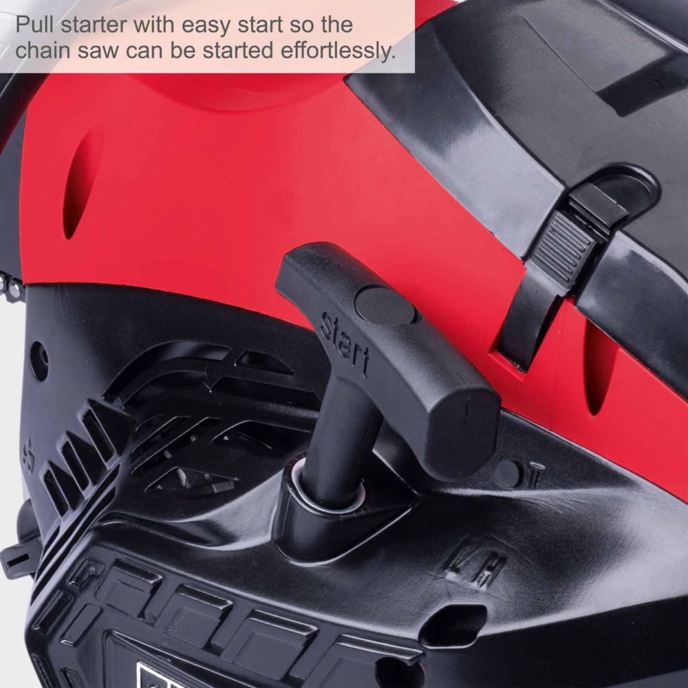 Scheppach PCS46 Chainsaw, 2.4hp Petrol Engine, 18" ProCut Bar, 430mm Cutting Capacity, Easy-Start Scheppach PCS46 Chainsaw, 2.4hp Petrol Engine, 18" ProCut Bar, 430mm Cutting Capacity, Easy-Start