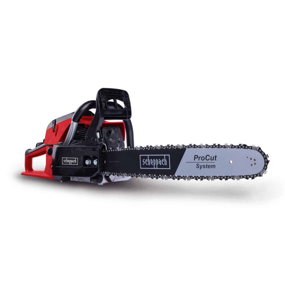 Scheppach PCS56 Chainsaw, 3.1hp Petrol Engine, 20" ProCut Bar, 470mm Cutting Capacity, Easy-Start