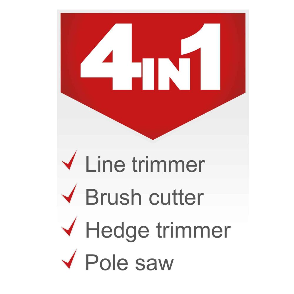 Scheppach PMT520 4-in-1 Multifunction Garden Tool, 1.9hp Petrol Engine Scheppach PMT520 4-in-1 Multifunction Garden Tool, 1.9hp Petrol Engine