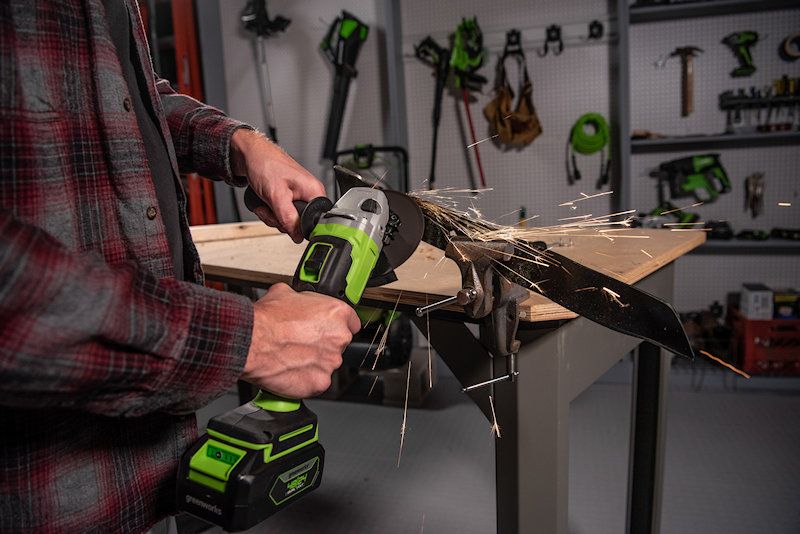 Greenworks GD24AG 24V Brushless Angle Grinder (Tool Only) Greenworks GD24AG 24V Brushless Angle Grinder (Tool Only)