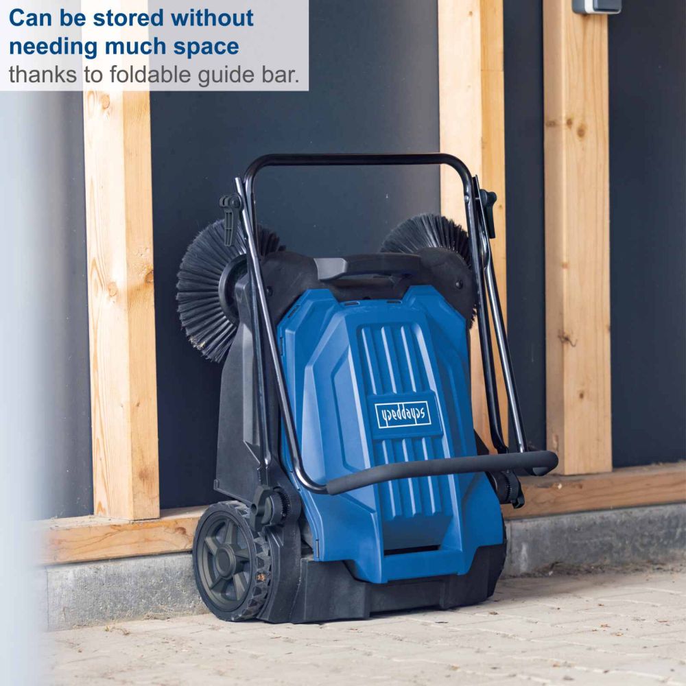 Scheppach S800 Manual Push Sweeper, 650mm Width, 20L Container Scheppach S800 Manual Push Sweeper, 650mm Width, 20L Container