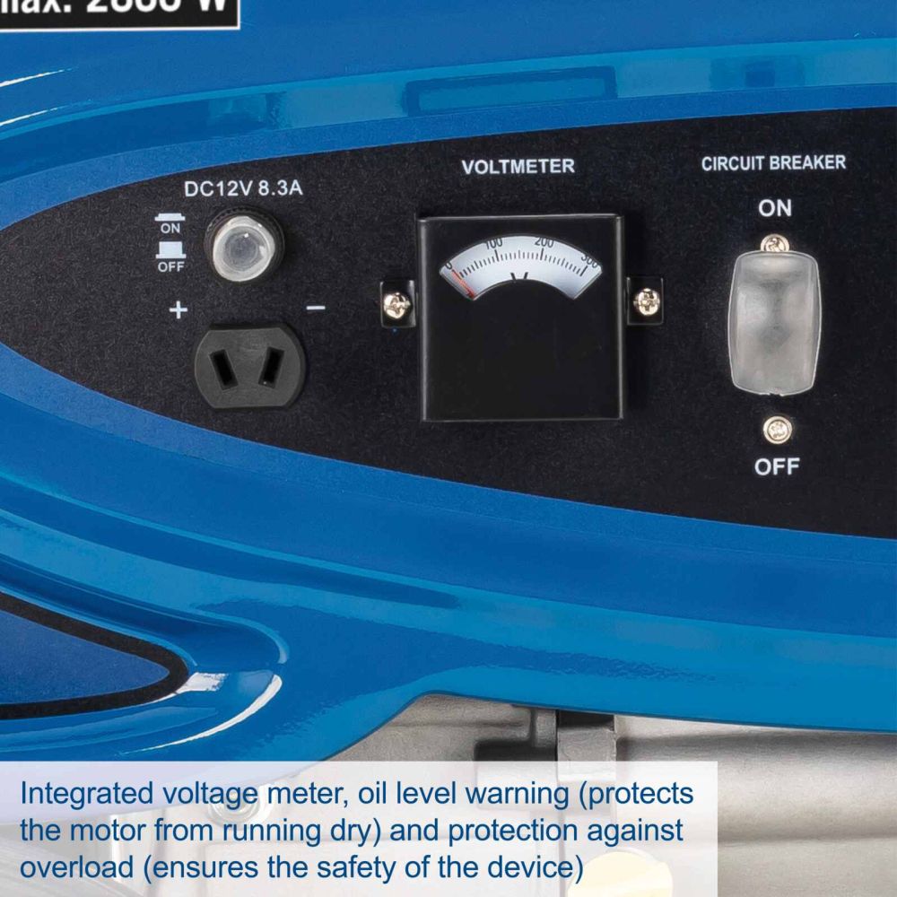 Scheppach SG3200x Portable Petrol Generator, 2800W Peak, 2500W Rated, 2x 230V Sockets, AVR System Scheppach SG3200x Portable Petrol Generator, 2800W Peak, 2500W Rated, 2x 230V Sockets, AVR System