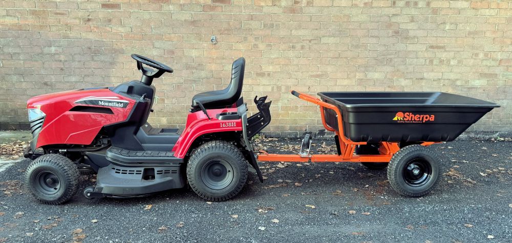 Sherpa Premium Combi Trailer for Ride-On Mower Sherpa Premium Combi Trailer for Ride-On Mower