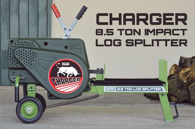 Portek Quiksplit Charger Electric Log Splitter 8.5-Ton Kinetic Portek Quiksplit Charger Electric Log Splitter 8.5-Ton Kinetic