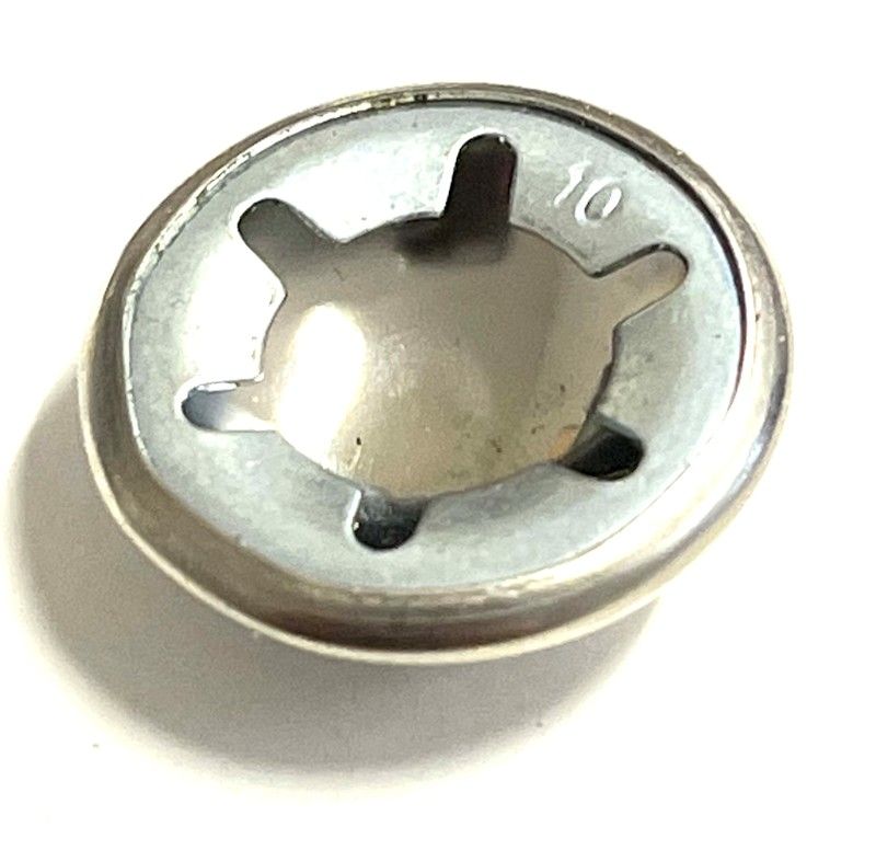 CHROME CAP STARLOCK WASHER 110-1278 CHROME CAP STARLOCK WASHER 110-1278