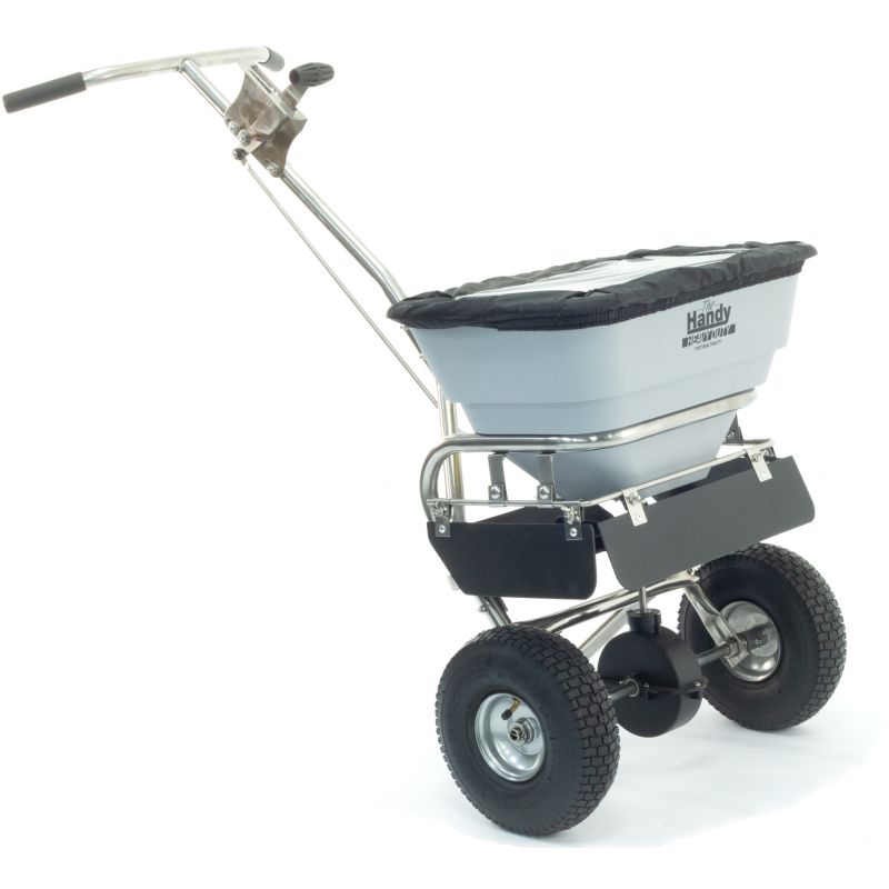 Handy Stainless Steel Heavy Duty Salt Spreader 32kg (100lb) Handy Stainless Steel Heavy Duty Salt Spreader 32kg (100lb)