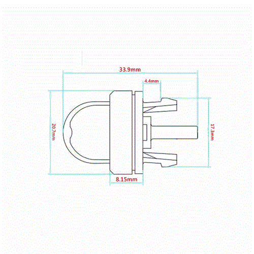 Universal / Flymo / McCulloch / Ryobi Sherpa Primer Bulb 5380224-24/5 / 188-512-1 Universal / Flymo / McCulloch / Ryobi Sherpa Primer Bulb 5380224-24/5 / 188-512-1
