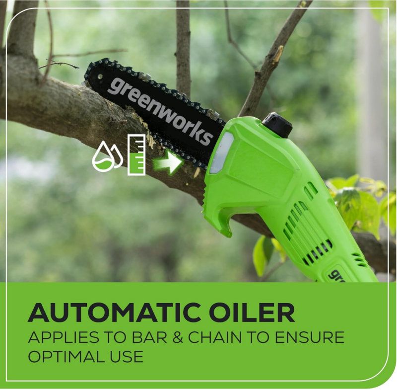 Greenworks Cordless Pole Saw & Hedge Trimmer KIT 40v / 51cm (inc 2 x 2Ah Battery & Charger) Greenworks Cordless Pole Saw & Hedge Trimmer KIT 40v / 51cm (inc 2 x 2Ah Battery & Charger)