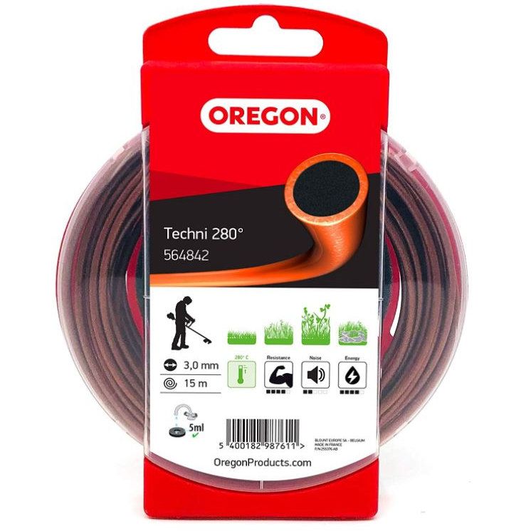 Oregon Premium Trimmer Line - TECHNI 280 3.0mm x 15m Oregon Premium Trimmer Line - TECHNI 280 3.0mm x 15m