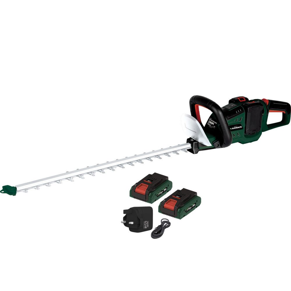 Webb 40v Cordless Hedger Trimmer KIT - Brushless - 61cm / 2 x 20v 4Ah Batteries / Charger