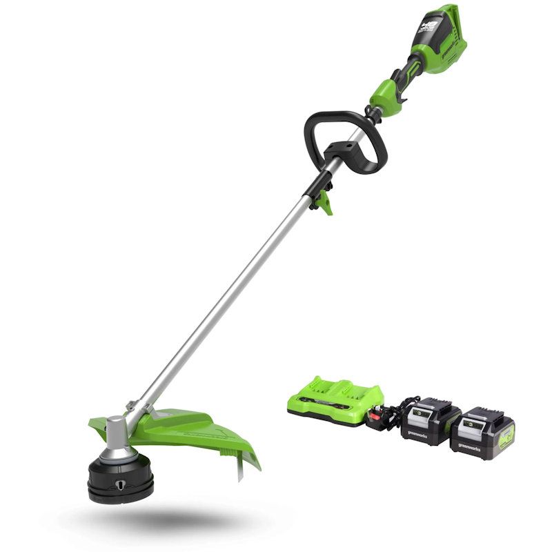 Greenworks GD24X2TXK4 Split Shaft Grass Trimmer MultiTool Kit 48v / 2 x 24v 4Ah Batteries and Charger Greenworks GD24X2TXK4 Split Shaft Grass Trimmer MultiTool Kit 48v / 2 x 24v 4Ah Batteries and Charger