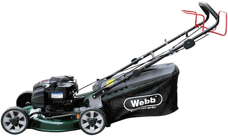 Webb R19ALSP Self Propelled Petrol Rotary Lawn Mower 48cm Alloy / Disc Bladed Webb R19ALSP Self Propelled Petrol Rotary Lawn Mower 48cm Alloy / Disc Bladed
