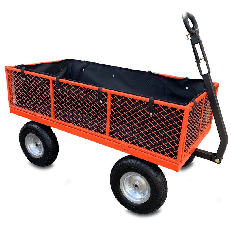 Sherpa Large Utility Garden Cart - Puncture Proof Tyres / Liner 450kg SLGT3 Sherpa Large Utility Garden Cart - Puncture Proof Tyres / Liner 450kg SLGT3
