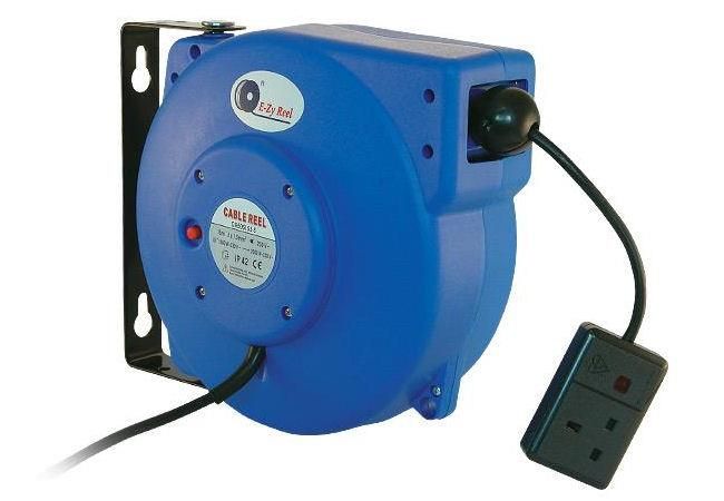 Redashe Reelworks C605 15m Spring Rewind Power Cable Reel Redashe Reelworks C605 15m Spring Rewind Power Cable Reel