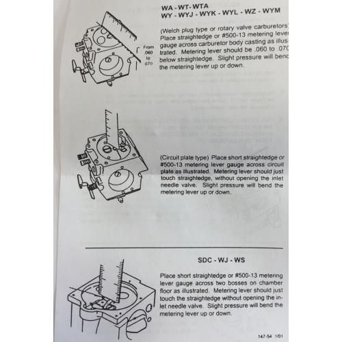 McCulloch Carb Repair Kit (without Primer Bulb) McCulloch Carb Repair Kit (without Primer Bulb)