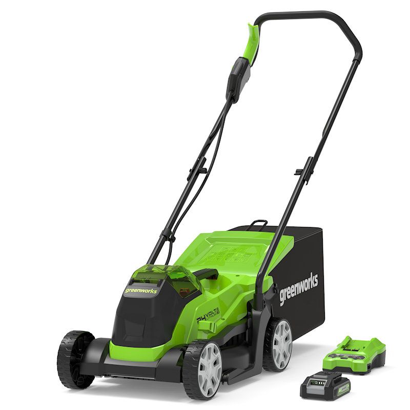 Greenworks GD24LM33K2 Cordless Lawn Mower KIT 24V / 36cm / 2Ah Best Buy Greenworks GD24LM33K2 Cordless Lawn Mower KIT 24V / 36cm / 2Ah Best Buy