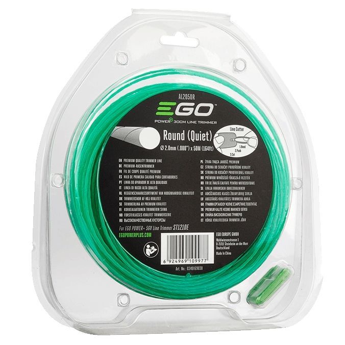 EGO AL2050R 50m x 2.0mm Round Trimmer Line with Cutter for ST1210E EGO AL2050R 50m x 2.0mm Round Trimmer Line with Cutter for ST1210E