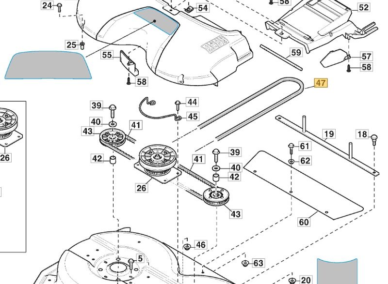 1134-9241-01 Stiga Deck Drive Belt 35061518/0 [2WD PARK 95CD]