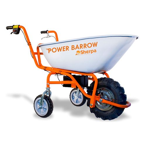 EX DISPLAY Sherpa Power Barrow  Battery Powered Tipping Wheelbarrow  LIGHT WEAR