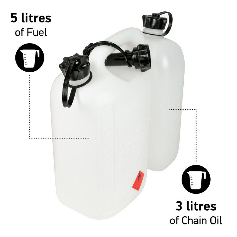 Oregon Combi Fuel Can 5L + 3L Oregon Combi Fuel Can 5L + 3L