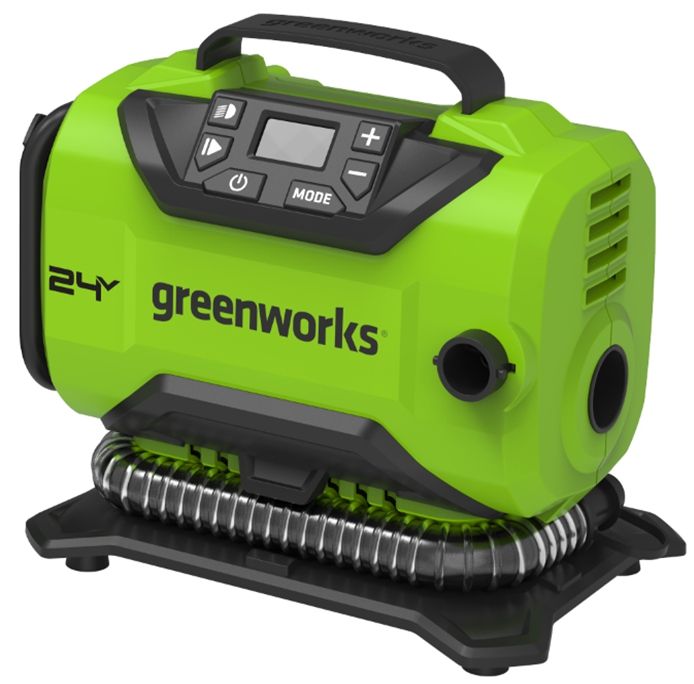 Greenworks G24IN 24V Cordless Inflator (Tool Only) Greenworks G24IN 24V Cordless Inflator (Tool Only)