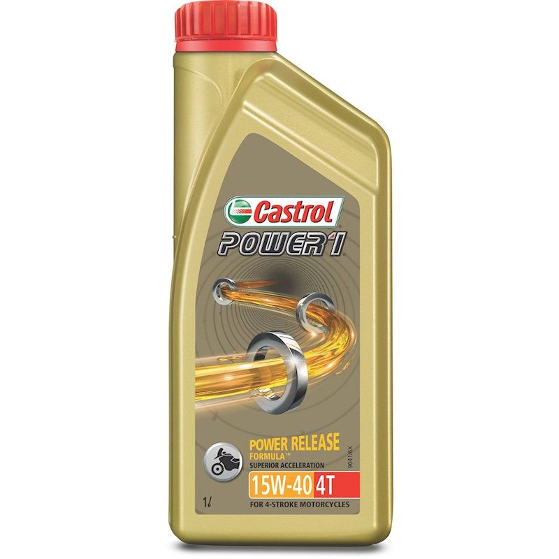 Castrol Power 15W-50 4T Power Sustain Motor Oil 1L Castrol Power 15W-50 4T Power Sustain Motor Oil 1L