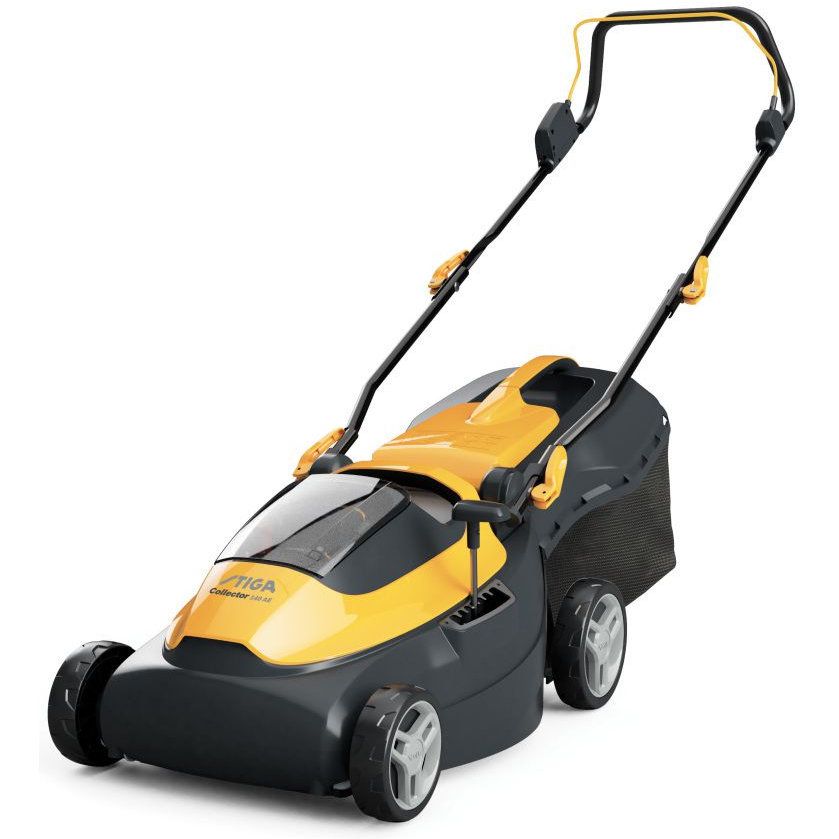 Stiga Collector 140e Cordless Lawnmower Kit inc. Battery & Charger 38cm / 20v / 2x4Ah Stiga Collector 140e Cordless Lawnmower Kit inc. Battery & Charger 38cm / 20v / 2x4Ah
