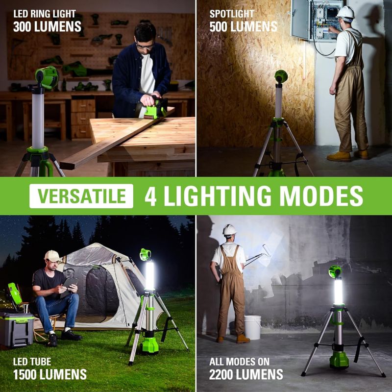 Greenworks 24v Cordless 360 Light Wand (Tool Only) Greenworks 24v Cordless 360 Light Wand (Tool Only)