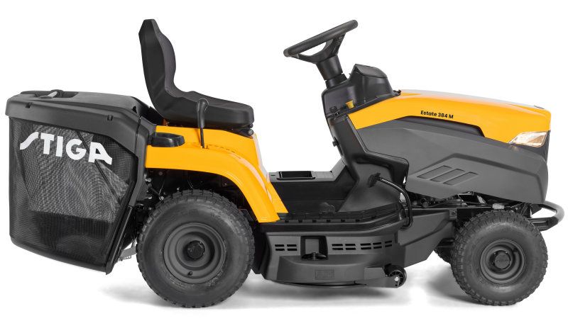 Stiga Estate 384 M Ride-On Tractor Lawnmower 84cm / Manual / 414cc Stiga Estate 384 M Ride-On Tractor Lawnmower 84cm / Manual / 414cc
