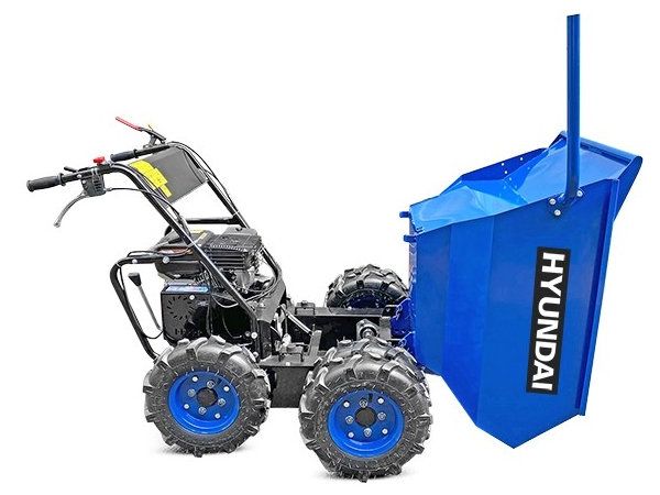 Hyundai 196cc 4-Wheel Drive Mini Dumper / Power Barrow 500kg HYMD500 Hyundai 196cc 4-Wheel Drive Mini Dumper / Power Barrow 500kg HYMD500