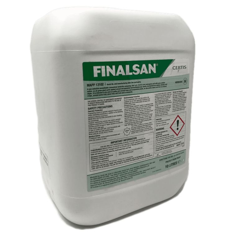 Finalsan Total Weed Control 10L - Fatty Acid Herbicide / Broad Weeds / Moss Finalsan Total Weed Control 10L - Fatty Acid Herbicide / Broad Weeds / Moss