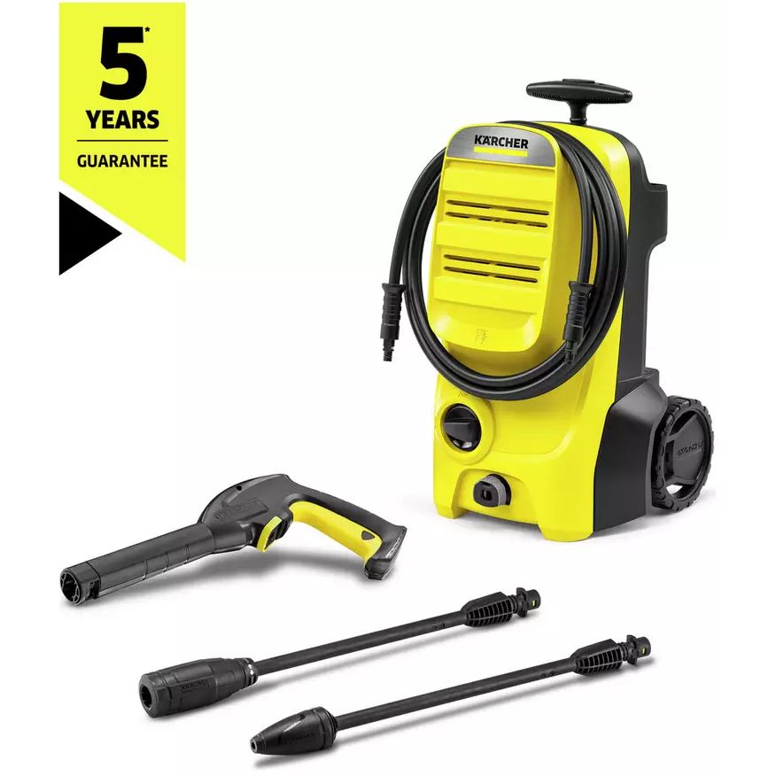 Karcher K4 Classic Pressure Washer 130bar Inc Trolley Wheels Dirtblaster and Vario Lance Karcher K4 Classic Pressure Washer 130bar Inc Trolley Wheels Dirtblaster and Vario Lance