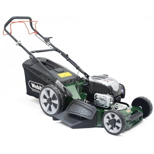 Webb Petrol Lawnmower Alloy Deck Self Propelled 53cm / Ready Start / Mulch Webb Petrol Lawnmower Alloy Deck Self Propelled 53cm / Ready Start / Mulch