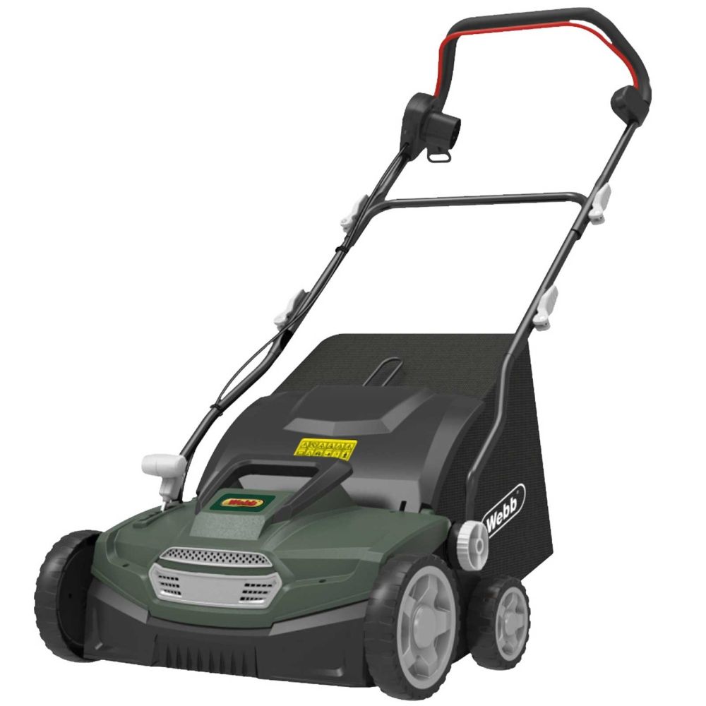 Webb 2 in 1 Electric Scarifier & Lawn Raker 36cm / 1500w + Free Lawn Seed Offer Webb 2 in 1 Electric Scarifier & Lawn Raker 36cm / 1500w + Free Lawn Seed Offer