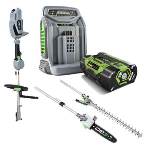 EGO Premium Cordless Multi Tool KIT Pole Saw / Hedger / 2.5Ah Battery / Charger EGO Premium Cordless Multi Tool KIT Pole Saw / Hedger / 2.5Ah Battery / Charger