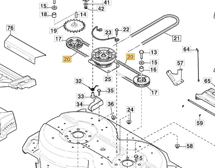 1134-9198-01 Stiga Toothed Belt [Park 95CD]