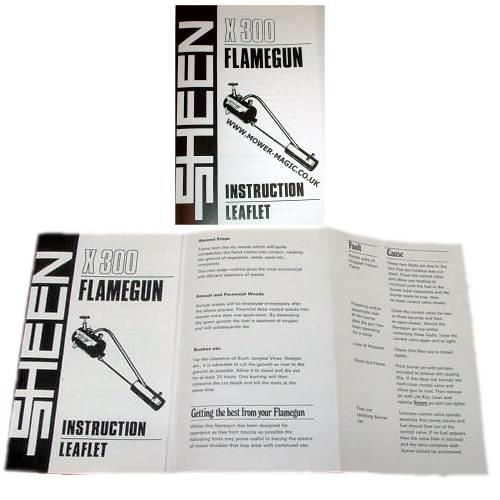 Sheen Flame Burner Replacement Instruction Leaflet Manual Sheen Flame Burner Replacement Instruction Leaflet Manual