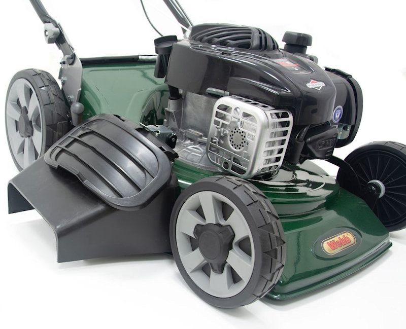 Webb R18HW4 Supreme Self Propelled Petrol Rotary Lawn Mower 46cm / 140cc Webb R18HW4 Supreme Self Propelled Petrol Rotary Lawn Mower 46cm / 140cc