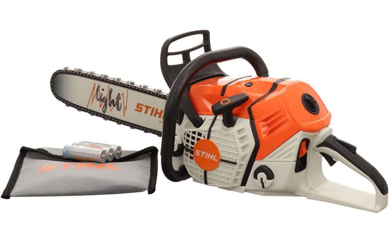 Stihl Toy Chainsaw - Realistic Sounds and Play! New Stihl Toy Chainsaw - Realistic Sounds and Play! New