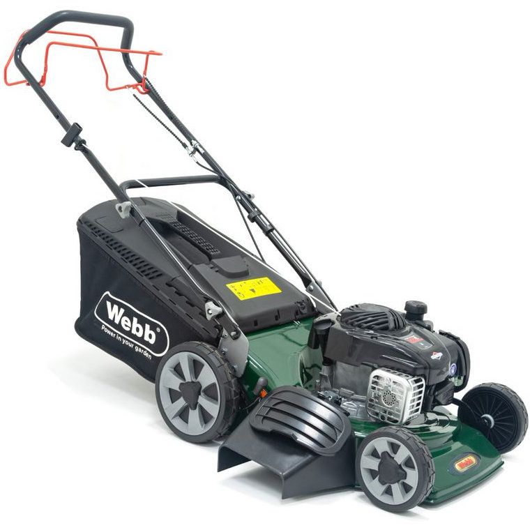 Webb R18HW4 Supreme Self Propelled Petrol Rotary Lawn Mower 46cm / 140cc Webb R18HW4 Supreme Self Propelled Petrol Rotary Lawn Mower 46cm / 140cc