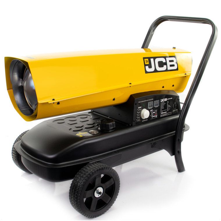 JCB 140,000BTU / 37kW Space Heater, 800m3 - Diesel or Kerosene JCB 140,000BTU / 37kW Space Heater, 800m3 - Diesel or Kerosene