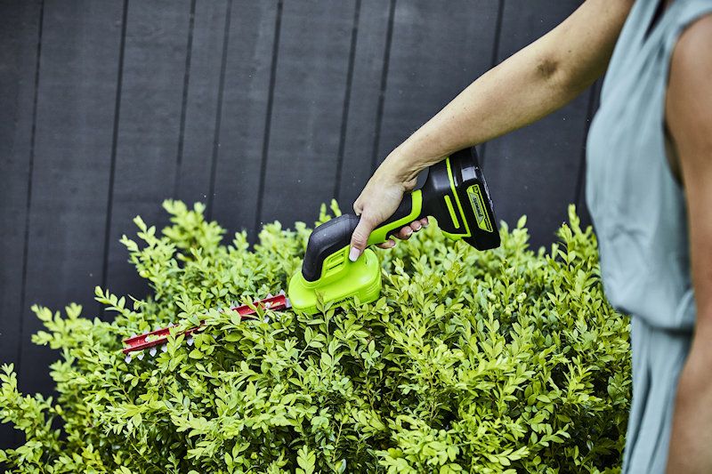 Greenworks G24SHTK2 24V Grass Shrub Shear KIT inc Battery and Charger Greenworks G24SHTK2 24V Grass Shrub Shear KIT inc Battery and Charger