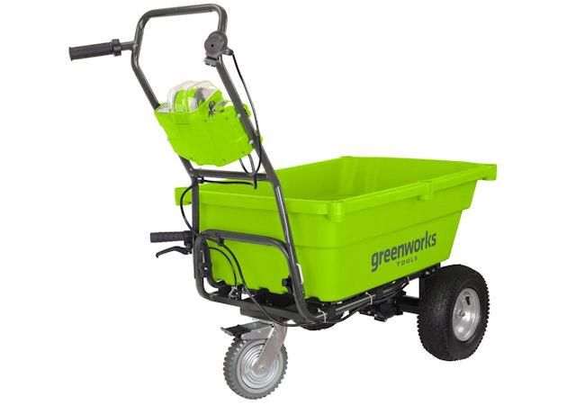 Greenworks G40GC Cordless Battery Power Garden Barrow 40v (Bare Tool) Greenworks G40GC Cordless Battery Power Garden Barrow 40v (Bare Tool)