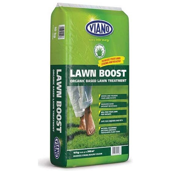 Viano Lawn Boost - Organic Lawn Fertiliser for lawns with NO Moss 10kg / 200m2 Viano Lawn Boost - Organic Lawn Fertiliser for lawns with NO Moss 10kg / 200m2