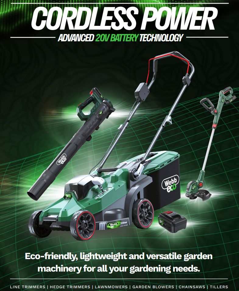 Webb Cordless Long Reach Hedge Trimmer / Pruner 20v / 50cm Kit (2ah Battery / Charger) Webb Cordless Long Reach Hedge Trimmer / Pruner 20v / 50cm Kit (2ah Battery / Charger)