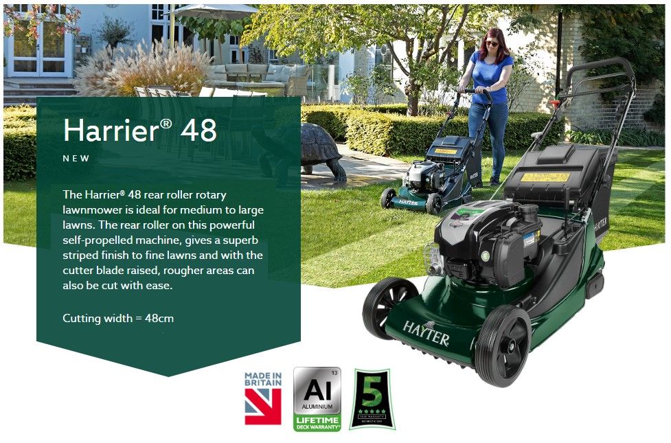 Hayter Harrier 48 Autodrive VS BBC Lawnmower   (was CODE475A)