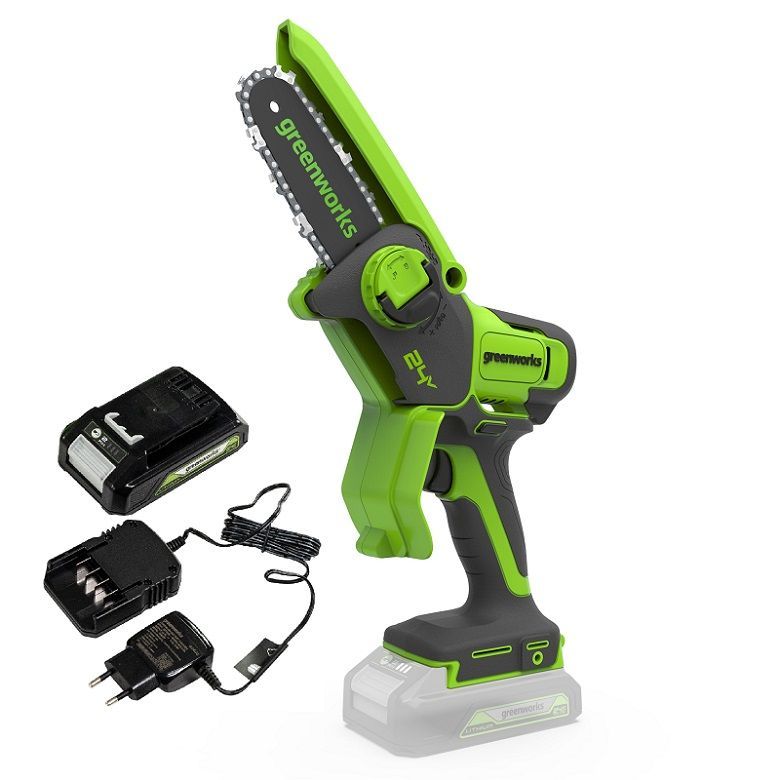 Greenworks 24V Cordless Pruner KIT 10cm (2Ah Battery and Charger) Greenworks 24V Cordless Pruner KIT 10cm (2Ah Battery and Charger)